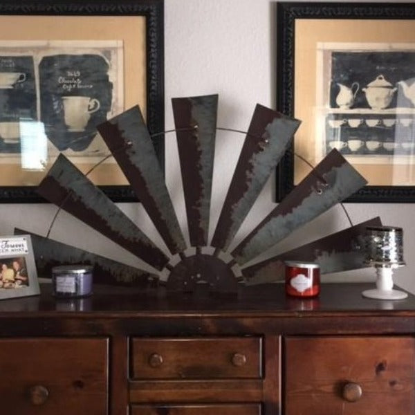 47 Inch Rustic Windmill HALF