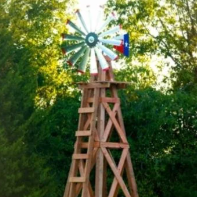 Complete Windmill 15 Feet Tall