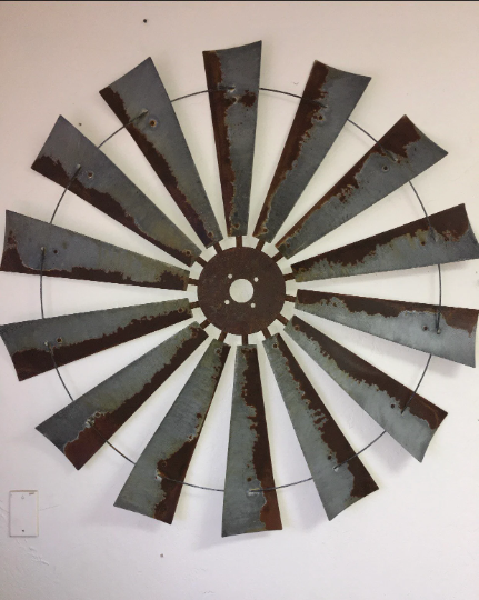 47 Inch Rustic FULL Windmill Head WITH Medium Rustic Tail