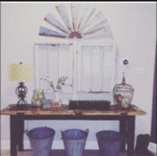 47 Inch Rustic Windmill HALF