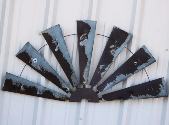 47 Inch Rustic Windmill HALF