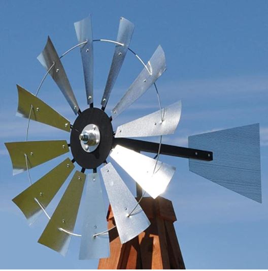 38 Inch Windmill Head and Tail Kit for 11 Foot Windmill tower