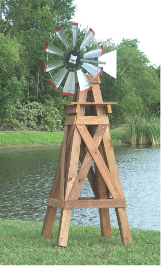 Complete Windmill 8 Foot Tall