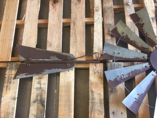 38 Inch Windmill with Rustic Tail