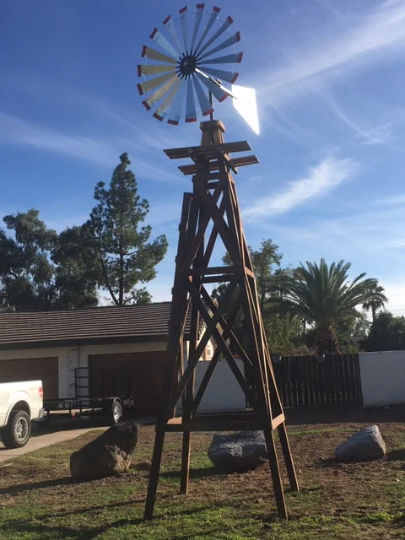 60 Inch Windmill Head and Tail Kit for 20 Foot Windmill Tower
