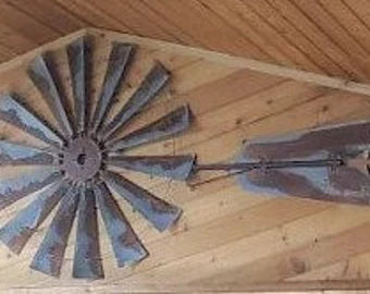 47 Inch Rustic FULL Windmill Head WITH Medium Rustic Tail