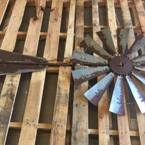 38 Inch Windmill with Rustic Tail